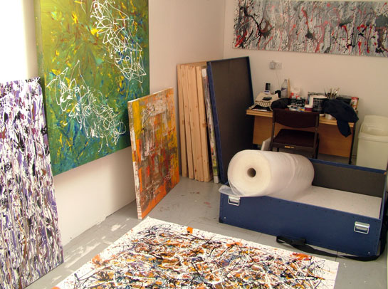 art studio of Seb Farrington
