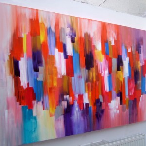 Abstract Canvas Painting called The Satch
