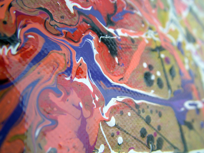 Drip Art Painting by Seb Farrington