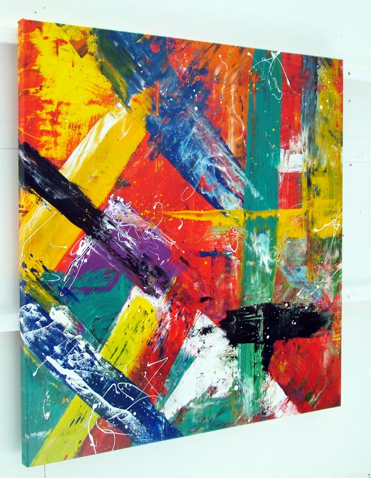 Abstract Art Original painting on canvas by Seb Farrington