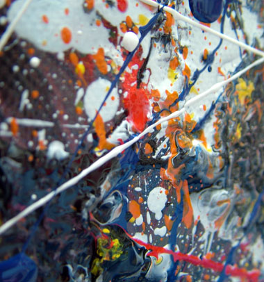 Drip Painting, Pollock inspired by Seb Farrington