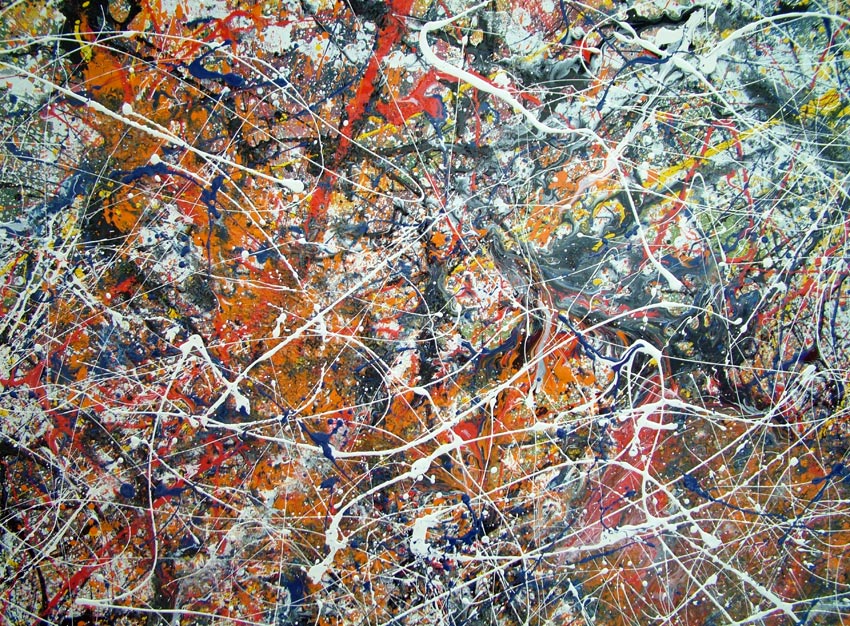 Drip Painting, Pollock inspired by Seb Farrington