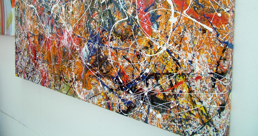 Drip Painting, Pollock inspired by Seb Farrington
